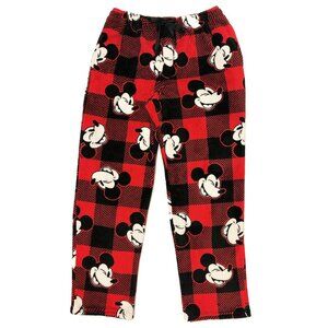 New! Disney Mickey Mouse Plush Fleece Lounge Pants Sleep Pants